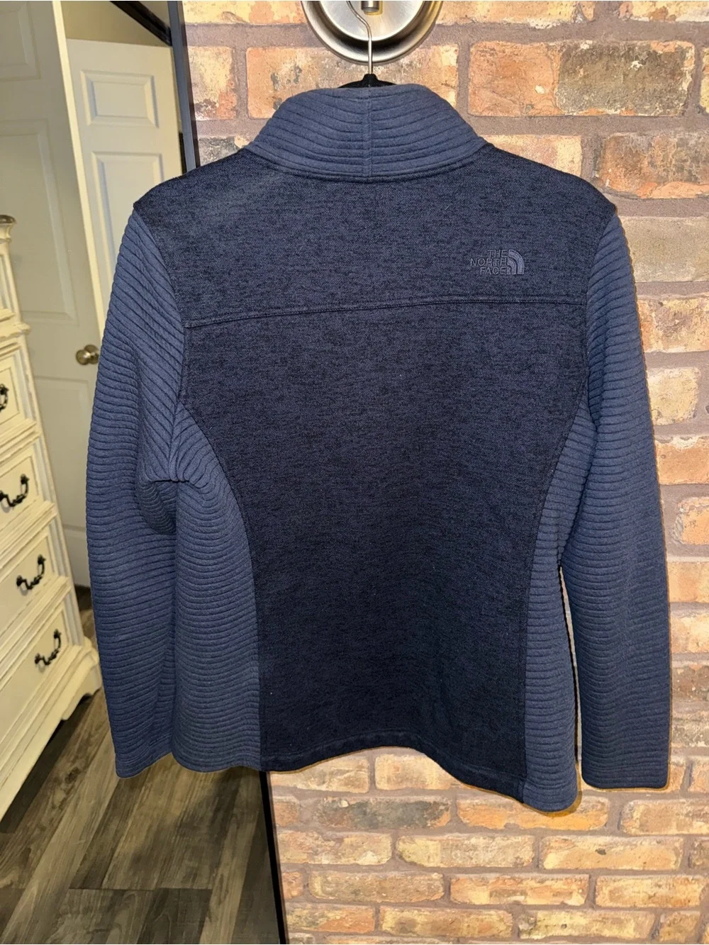 The North Face Men's Two-Tone Navy Full-Zip Sweater Jacket